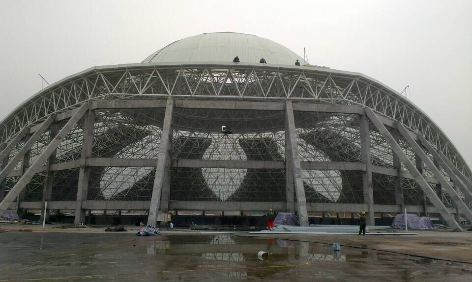 萧县温泉馆网架工程